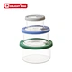 silicone lid glass food container
